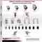 Service Caster 5 Inch 316SS Maroon Polyurethane Swivel 1-1/2 Inch Expanding Stem Caster Set SCC SCC-SS316EX20S514-PPUB-MRN-112-4 - alternate 2
